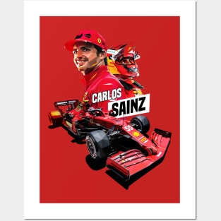 Racing Sainz 2021 Posters and Art